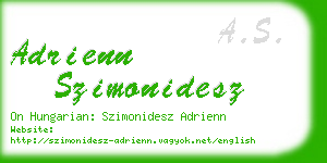 adrienn szimonidesz business card